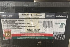 Bobinas de uñas de fibra de cemento Metabo 2-1/4” X 0,092” 15 grados 13388 HPT, 4400 unidades