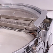 Rogers Dynasonic 14x5in Snare Drum Used Brass Shell Vintage