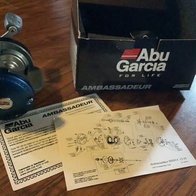 Abu Garcia C4-6600 Ambassadeur C4 Classic 6600 Baitcasting Reel 6.3:1 Right Hand