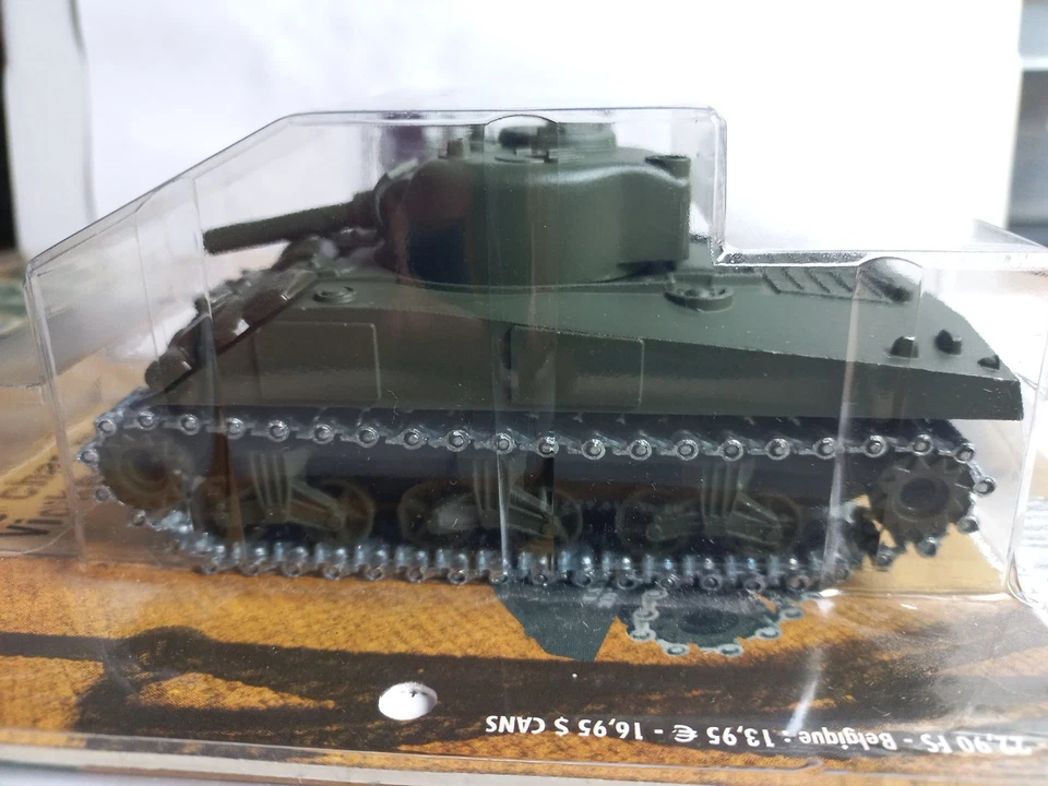 Solido 1/50, char Sherman M4A3 Arrache Haie "Prong", USA WW2, Neuf, Rare, (N69) - Photo 3/4