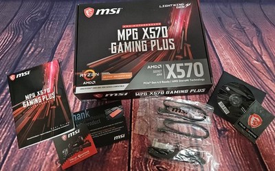 MSI MPG X570 Gaming Plus   AMD AM4 ATX Mainboard   Sehr guter Zustand   OVP