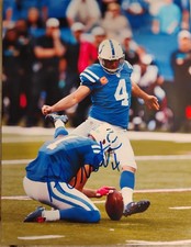 ADAM VINATIERI SIGNED 8X10 PHOTO INDIANAPOLIS COLTS FOOTBALL HOF