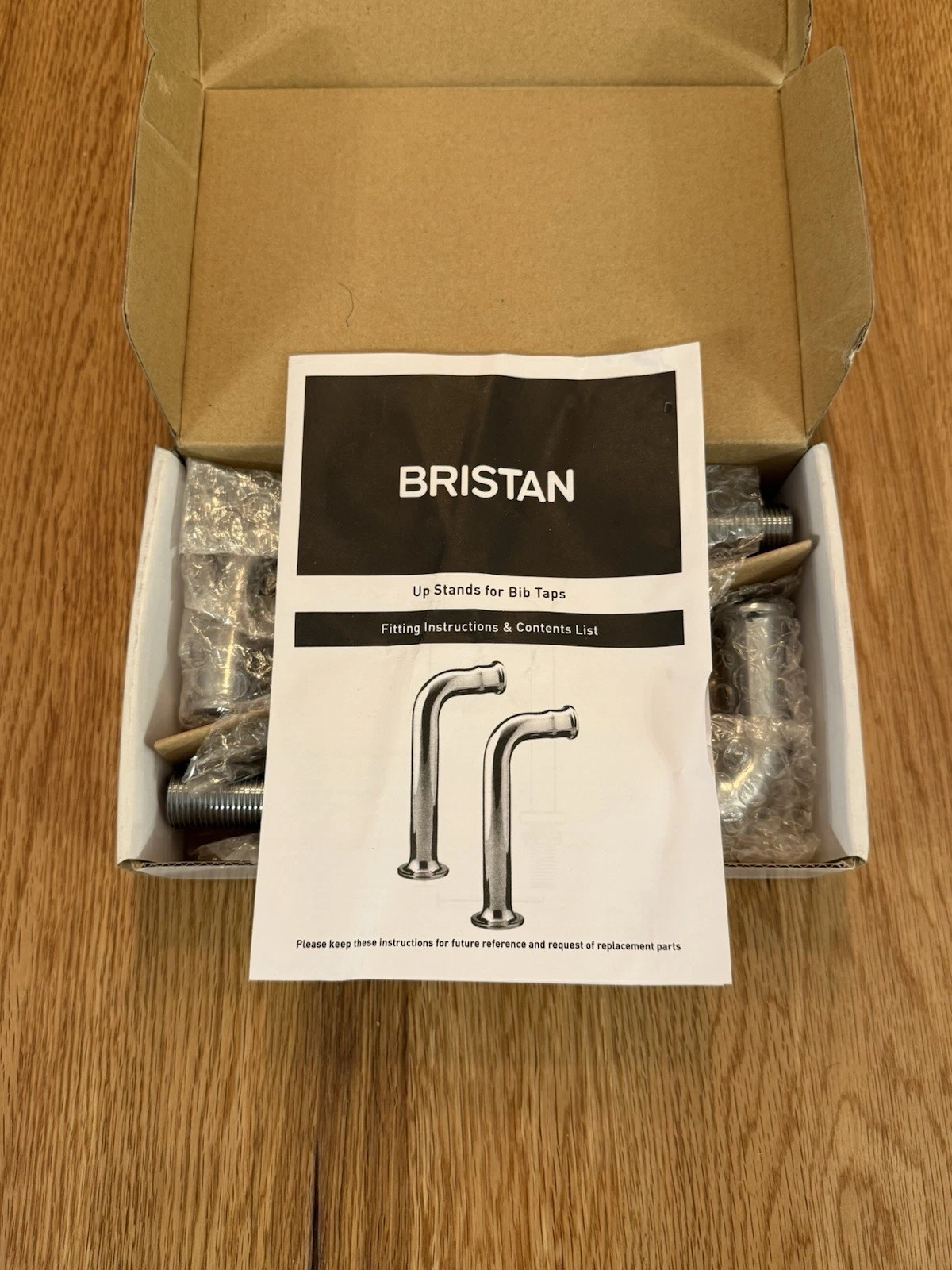 Bristan X US C Cross Top Upstands For Bib Taps Chrome Plated - Brand New Boxed 2