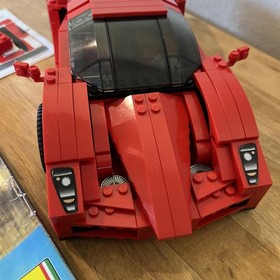 Lego 8652 Enzo Ferrari Complete With Manual Missing 3 Stickers