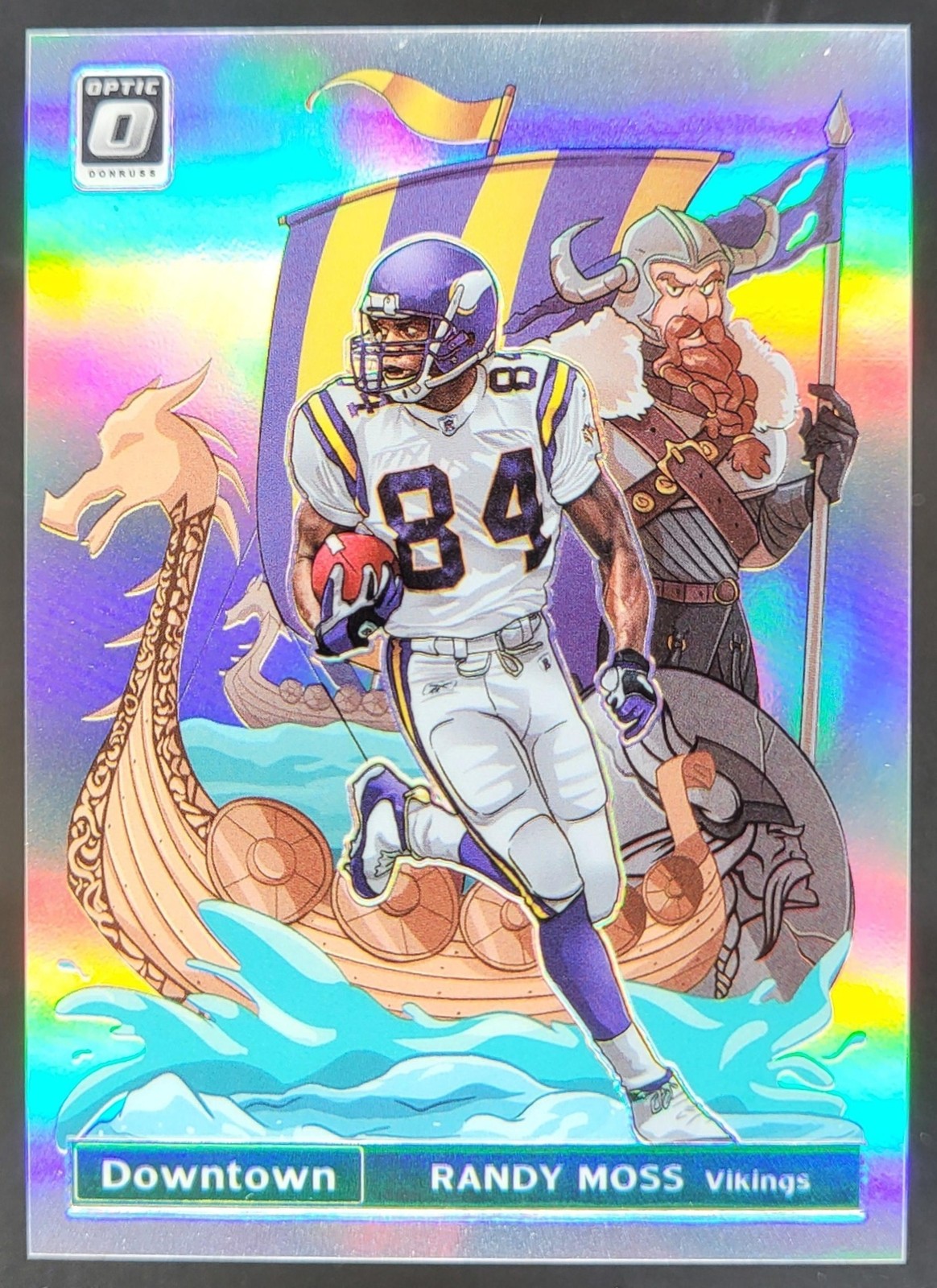 2020 Panini Donruss Optic Randy Moss Downtown SSP #DT-2 Minnesota Vikings TB3