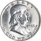 1955-P Franklin Half Dollar