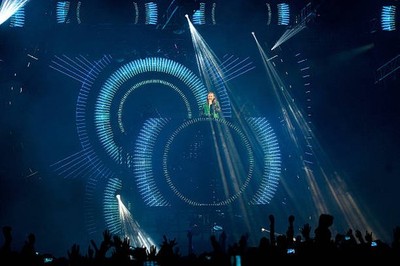 David Guetta performs at the 2014 BUKU Music + Art Project at Mard- Old Photo 4