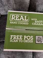 Box of jalapeño pepper Crisps by Real Crisps.. 35gms x 24 Packets.. Free UK Post