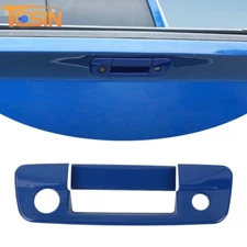 Bule Tailgate Handle Cover Trim Decor For 2009-18 Dodge Ram 1500 W/BCH & W/KH