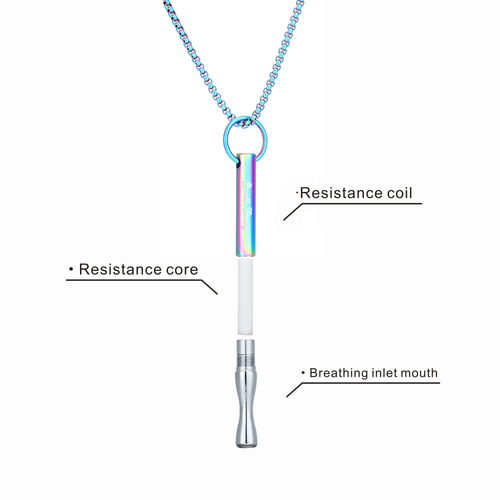 Anxiety Relief Breathing Necklace Mindfulness Decompression Meditation Breath - Picture 16 of 47