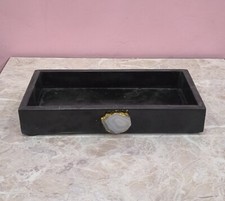 Black Marble Handcrafted decorative Tray / Soap Dispenser Tray