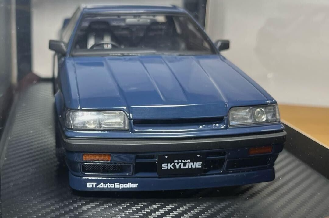 1/18 Ignition Model Nissan Skyline GTS-R R31 Blue Black w 1/18 Ignition Model Nissan Skyline GTS-R R31 Blue Black w