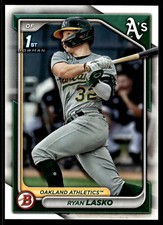 2024 Bowman #BP-105 Ryan Lasko Oakland Athletics