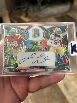 2022 Panini Spectra Full Spectrum Meta Prizm Fred Warner 2/8 FSA-FWA