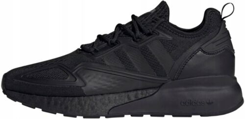 adidas ZX 2K Boost Triple Black Shoes GY2689 Men's Running Sneakers Trainers