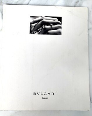 ブルガリ ブック　貴重 BVLGARI BULGARI RARE 1980s RINGS JEWELRY CATALOGUE BOOK W/PRICING