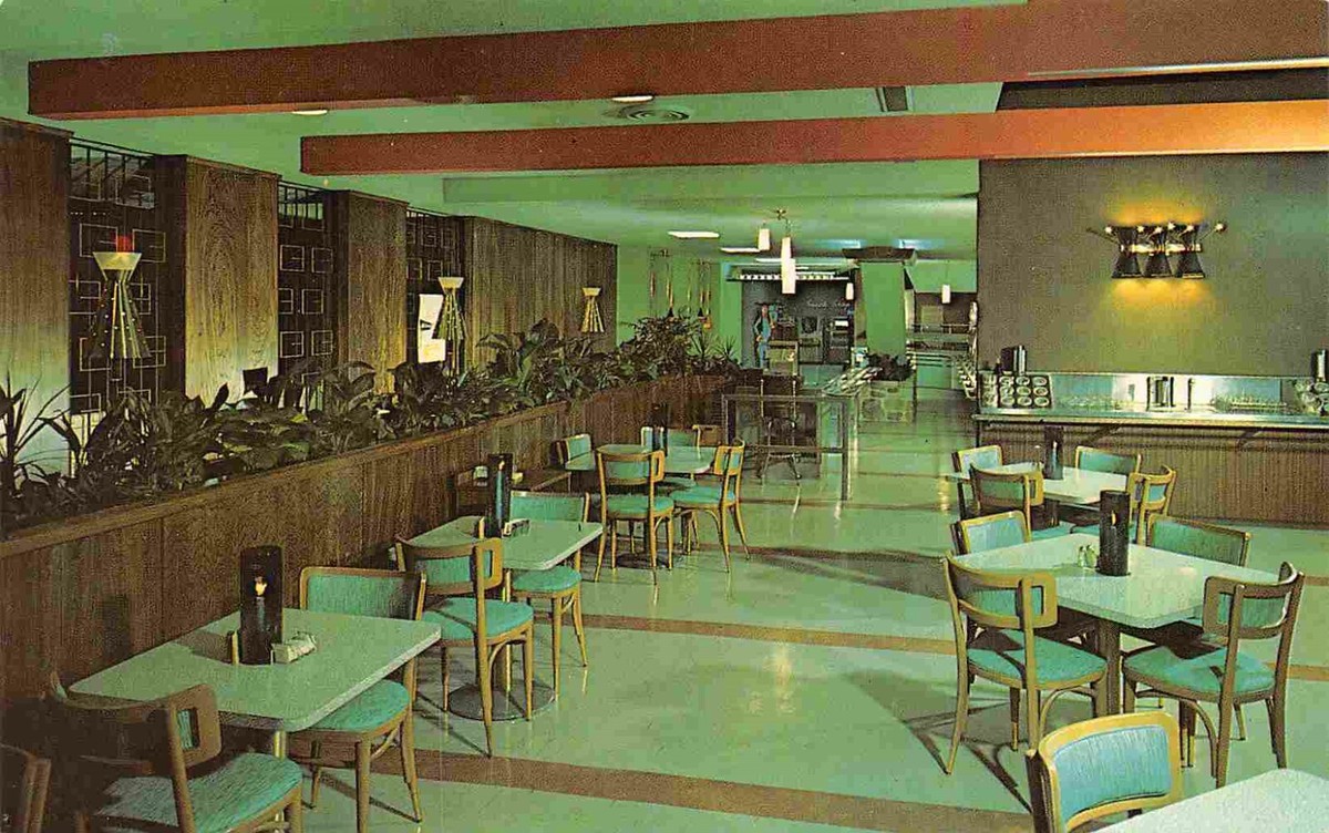 Glass House Cafeteria Interior Will Rogers Interstate Vinita