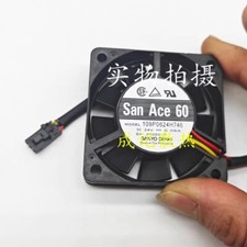 Sanyo 109P0624H746 6015 DC24V 0.06A 60 60 15MM 3-Wire Inverter Cooling Fan