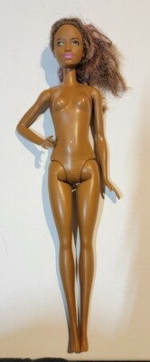 Mattel Fashionista African american AA with Pink Highlight Hair Barbie Doll C191