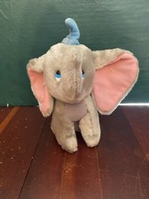 Vintage Dumbo Elephant Plush Disneyland Walt Disney World 8" Stuffed Animal Toy