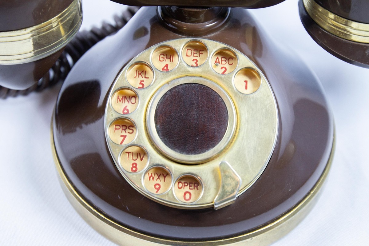 TONO TEL-55 中古品 Vintage Telcer Telefonia Telephone 18K Gold Plated - Made in Italy