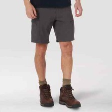 Wrangler Men's ATG Relaxed Fit Utility Shorts - Gray - Size 42 - NEW