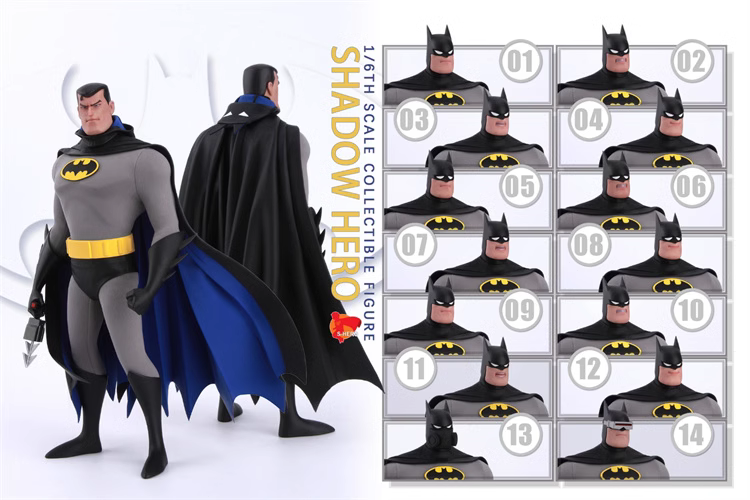 1/6 S-HERO SH006 Shadow Hero Animation Bat Man 12
