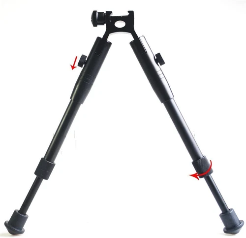 6''/6''-9''/8''-10"Rifle Bipod for 20mm Picatinny Rail Clamp-On Hunting Bipod - Picture 8 of 26