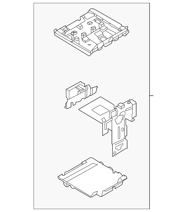 Genuine Ford Storage Box Door ML3Z1506024BG eBay