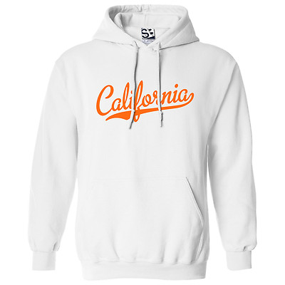 CaliDesign Men's California Hoodie Cali Script Sweatshirt