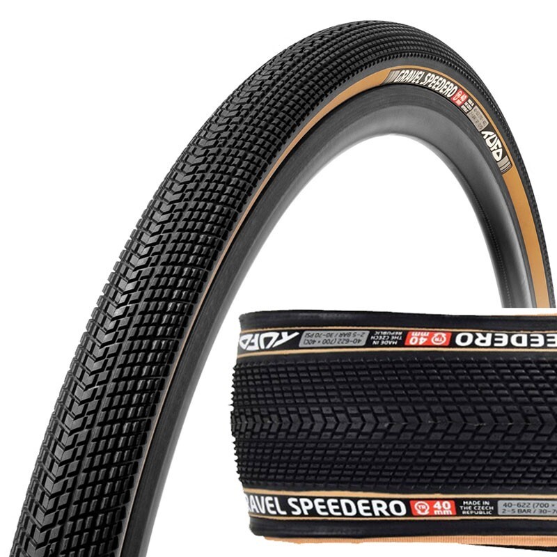 2x Gravel Bike Tyres Tufo Speedero 700 x 40 Tubeless Premium EU