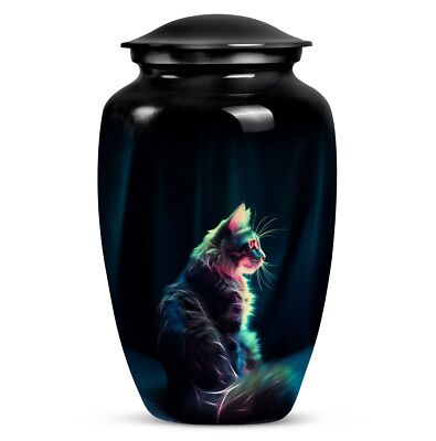 cat Human Ashes Urn Urns Adult Male Dad Burial Cremated Remains