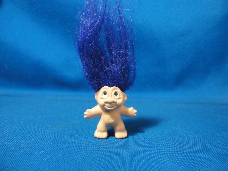 Vintage 1989 Dam Troll Doll Pencil Topper