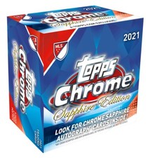 2021 Topps MLS Chrome Sapphire Edition SOCCER Sealed Hobby Box
