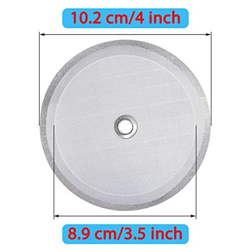 6Pk French Press Filter Stainless Steel Mesh Screen Replacement for Coffee Maker