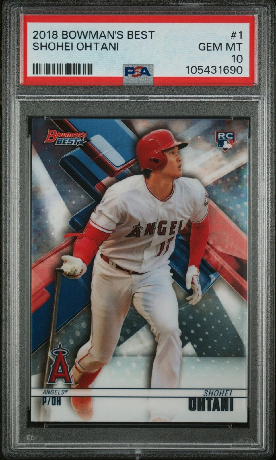 Shohei Ohtani trading card
