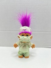 Vintage SURGEON / DOCTOR - 5" Russ Troll Doll - Purple Hair - Medical Dr. Gift