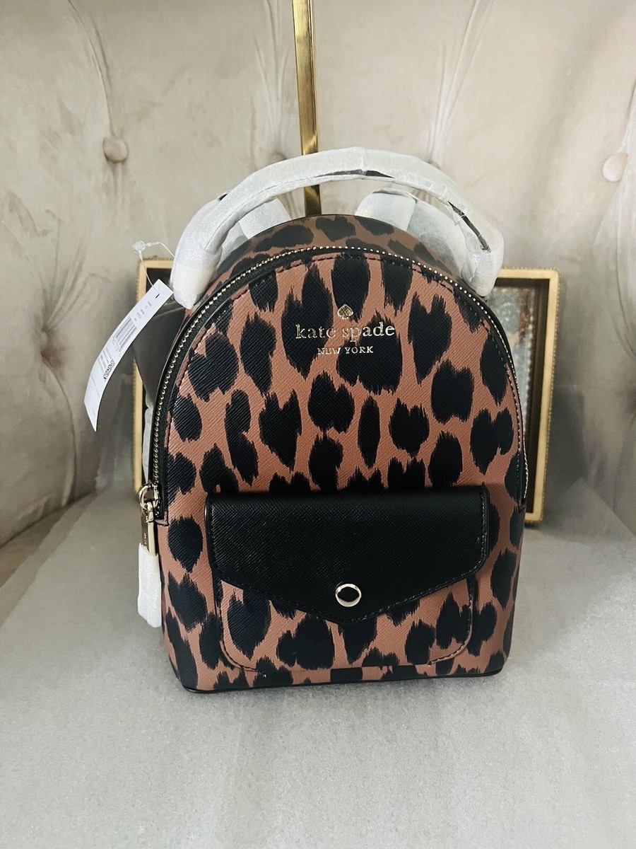 Mini Backpack Michael Kors Backpack Leopard Michael Kors Black