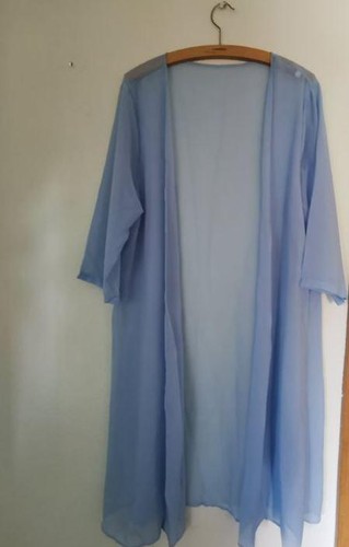 Damen 2-teiliges Midikleid von Lightinthebox - Gr.3XL - Blau geblümt - NEU - Bild 7 von 8