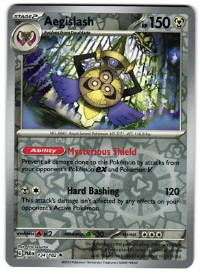 POKÉMON 英語版　未開封　PARADOX RIFT AEGISLASH 134/182 PARADOX RIFT POKEMON TCG | eBay