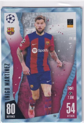 Topps Match Attax Champions League 23/24 Nr. 124 Inigo Martinez Crystal