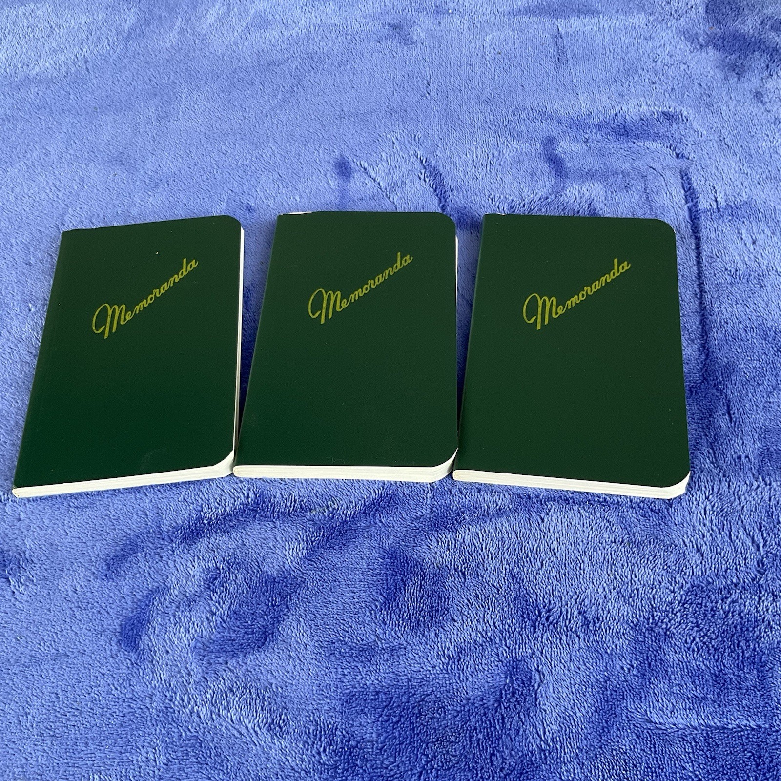 Federal Supply  Service Memoranda Memo Book 3-3/8" x 5-1/2" Green