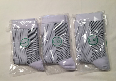 Three pair Compressions Socks L/XL - see description