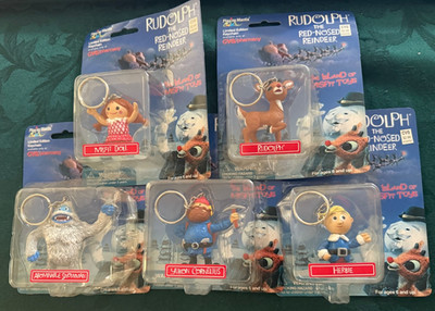 CVS Rudolph The Red-Nosed Reindeer Set of 5 Limited Edition Keychains