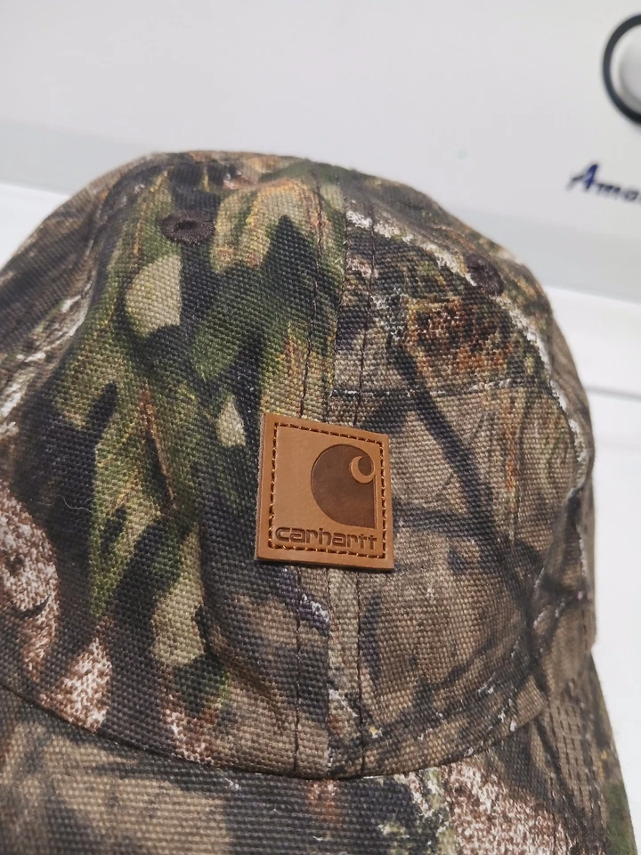 Gorra Carhartt Infantil Camuflaje Lona Exterior Caza Granja Niños *Usada Foto 2 de 4