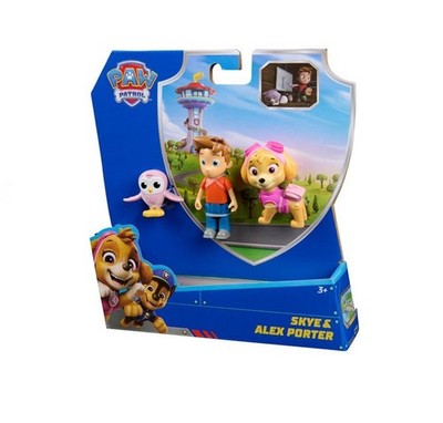 Paw Patrol Story Figure Pack Skye & Alex Porter Danny X 