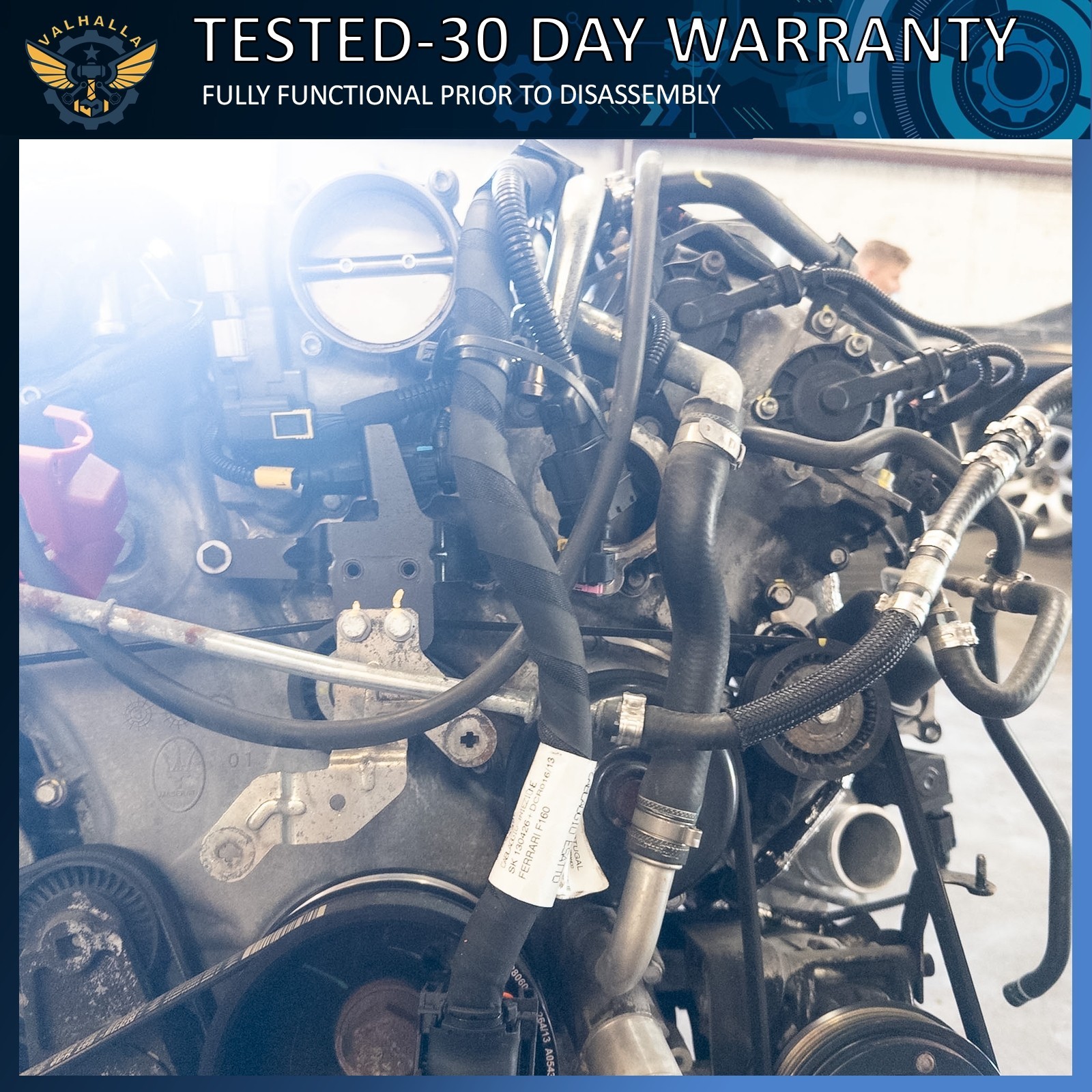 14-18 MASERATI GHIBLI M157 3.0L V6 DOHC 24V AWD SEDAN COMPLETE ENGINE OEM