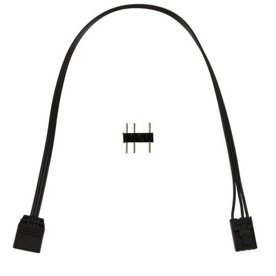 FüR  4PIN RGB auf Standard ARGB 3-Pin 5V Adapter Stecker RGB Kabel 25Cm D4G9