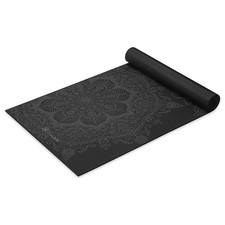 Gaiam Yoga Mat Premium Print Extra Thick Non Slip 6mm, Midnight Mandala