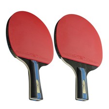 4 Star Table Tennis Racket with Pimples In Rubber and Anti Degumming Glue